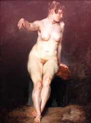 Desnudo femenino sentado